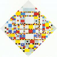 Mondrian, Piet - Victory Boogie Woogie, unfinished